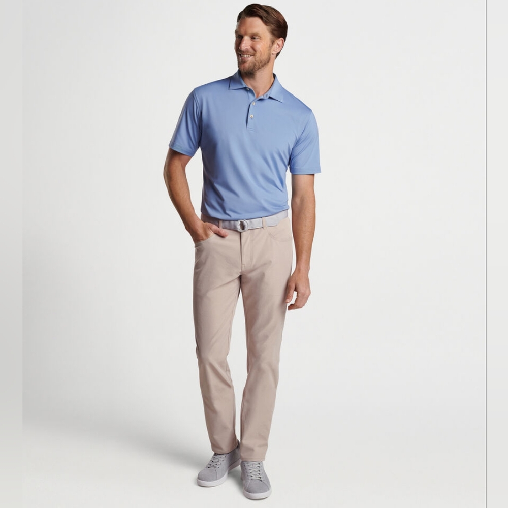 Peter Miller Khaki eb66 Performance Five-Pocket Pants Stretch Wicking Size 35/30